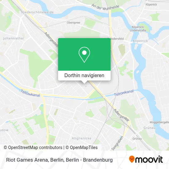 Riot Games Arena, Berlin Karte