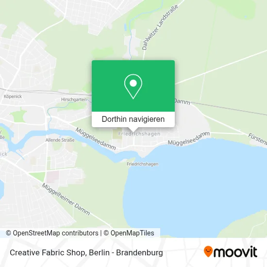 Creative Fabric Shop Karte