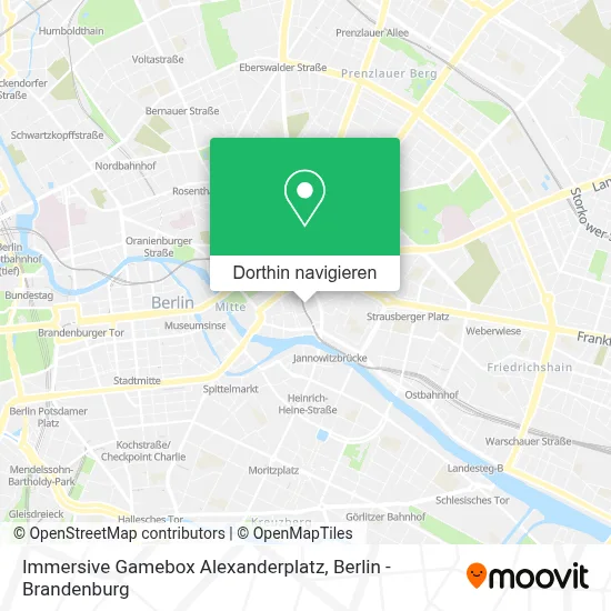 Immersive Gamebox Alexanderplatz Karte