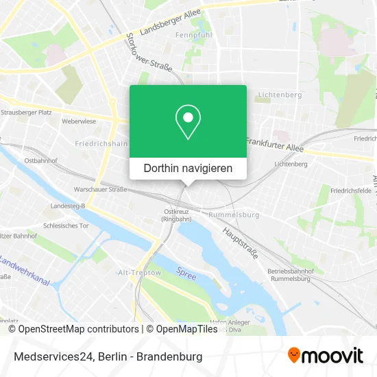 Medservices24 Karte