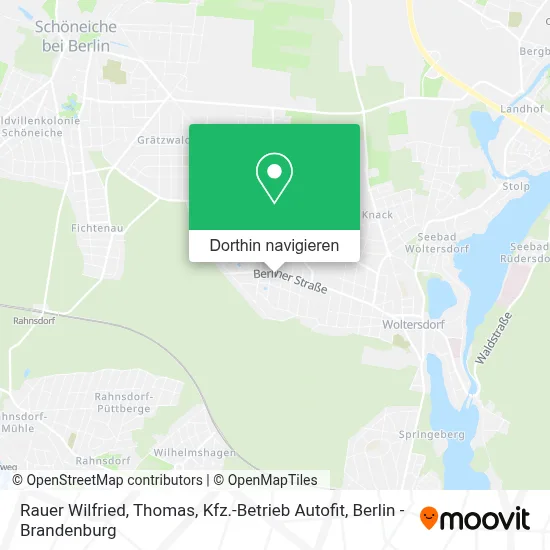 Rauer Wilfried, Thomas, Kfz.-Betrieb Autofit Karte