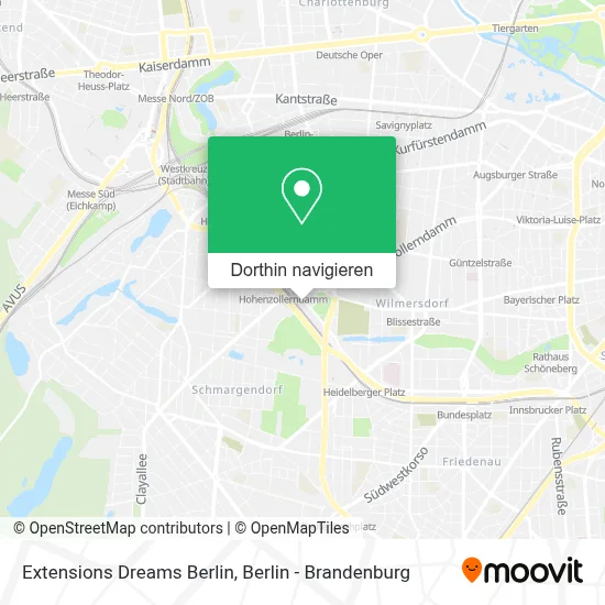 Extensions Dreams Berlin Karte
