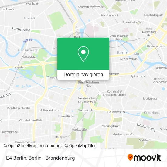 E4 Berlin Karte