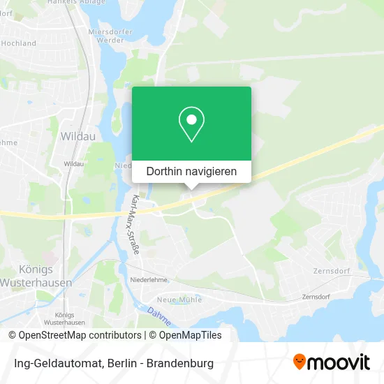 Ing-Geldautomat Karte