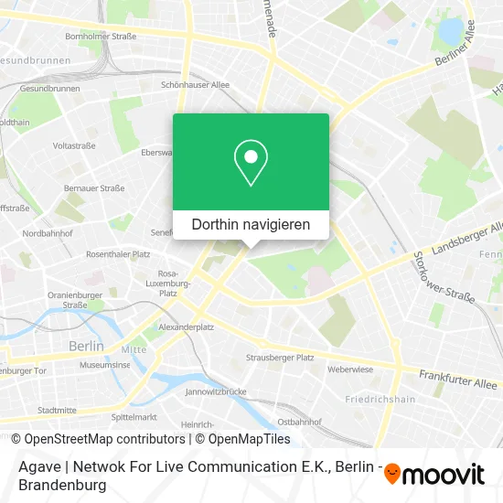 Agave | Netwok For Live Communication E.K. Karte