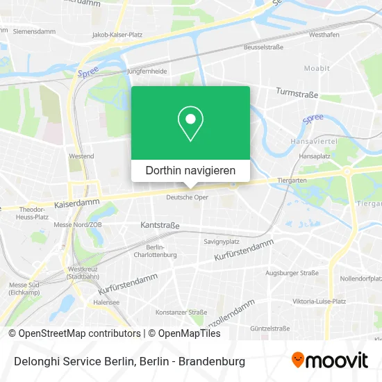 Delonghi Service Berlin Karte