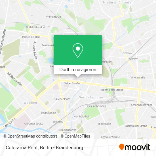 Colorama Print Karte