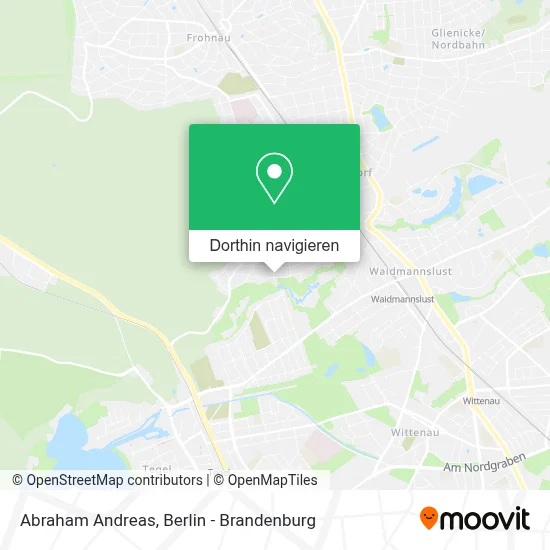 Abraham Andreas Karte
