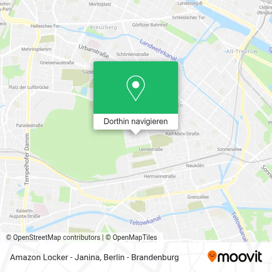 Amazon Locker - Janina Karte