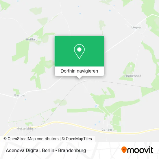 Acenova Digital Karte