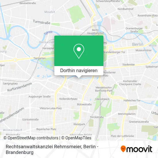 Rechtsanwaltskanzlei Rehmsmeier Karte