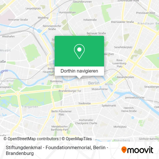 Stiftungdenkmal - Foundationmemorial Karte