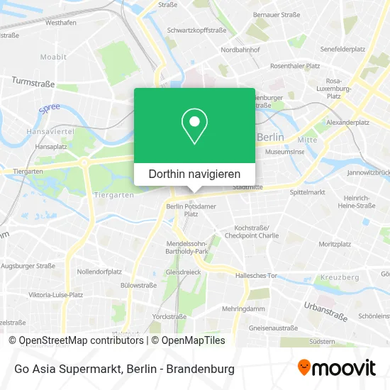 Go Asia Supermarkt Karte