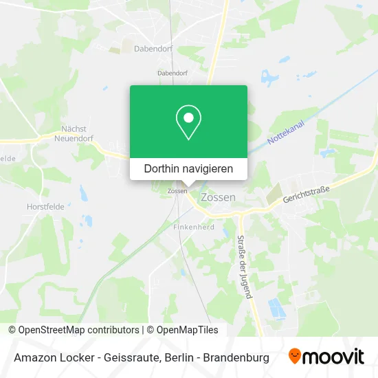 Amazon Locker - Geissraute Karte