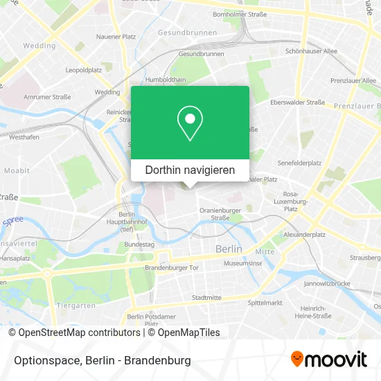 Optionspace Karte
