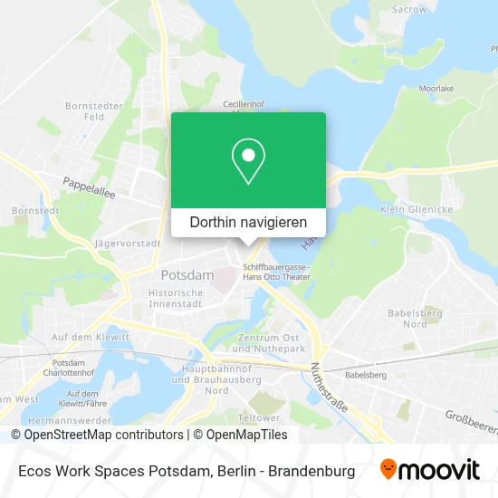 Ecos Work Spaces Potsdam Karte