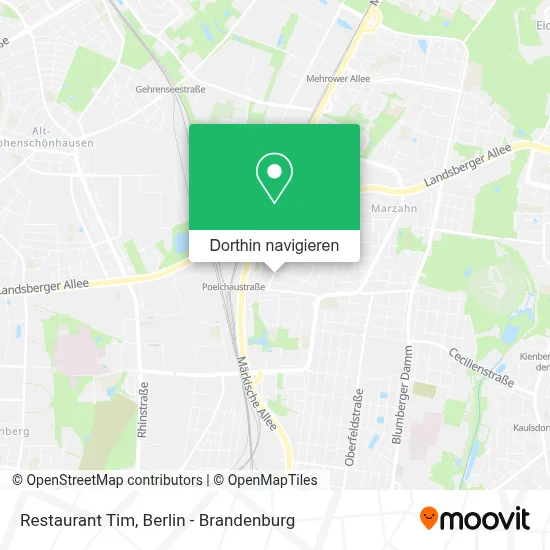 Restaurant Tim Karte