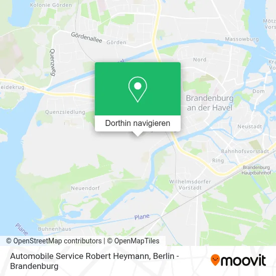 Automobile Service Robert Heymann Karte