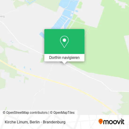Kirche Linum Karte