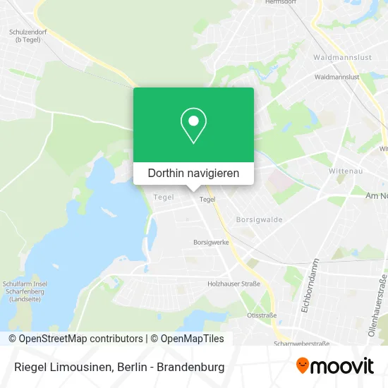 Riegel Limousinen Karte