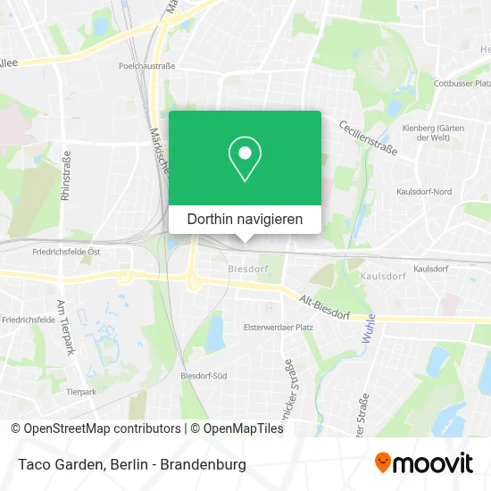 Taco Garden Karte