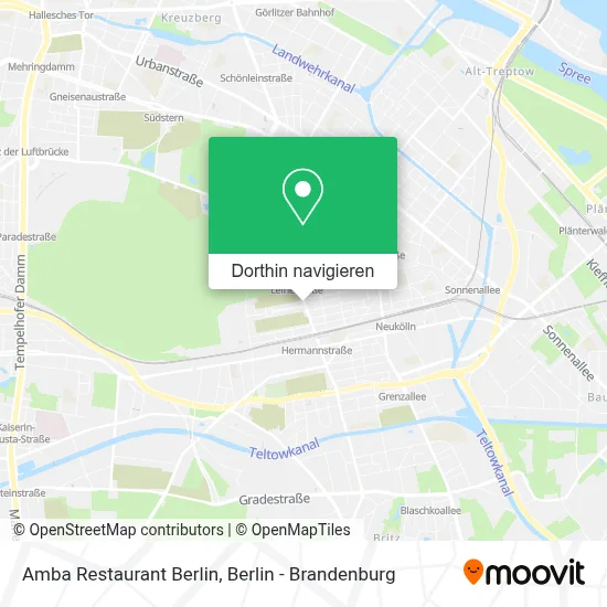 Amba Restaurant Berlin Karte