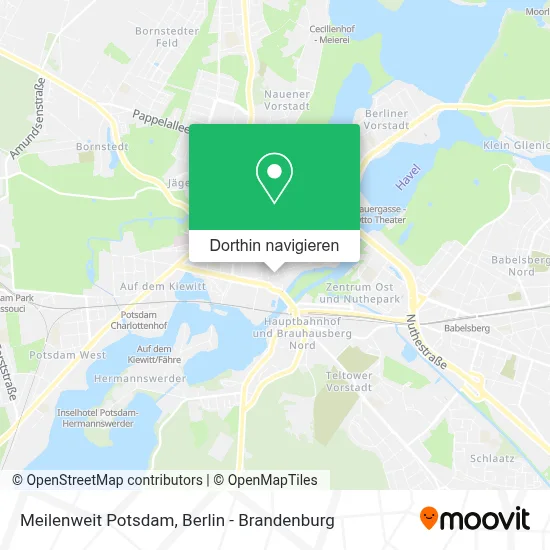 Meilenweit Potsdam Karte