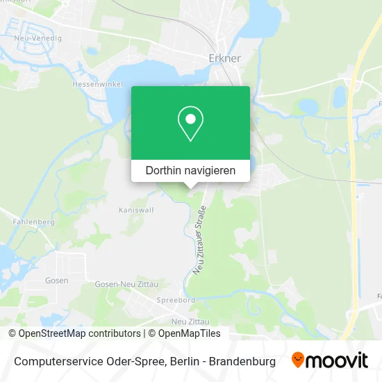 Computerservice Oder-Spree Karte