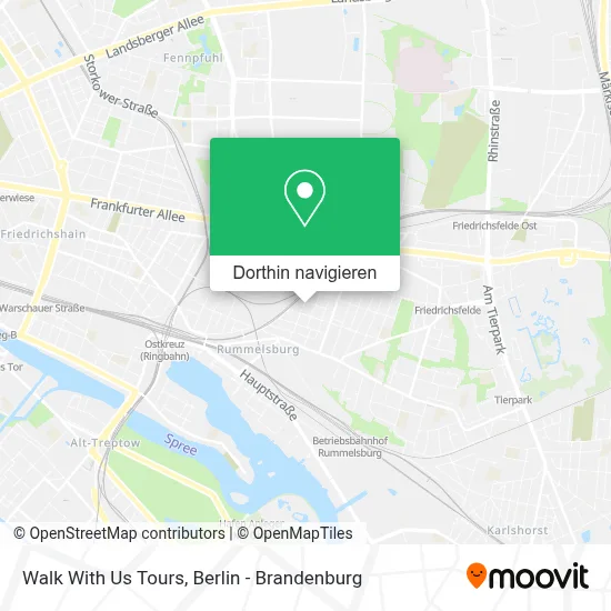 Walk With Us Tours Karte