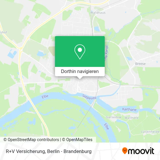 R+V Versicherung Karte