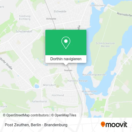 Post Zeuthen Karte