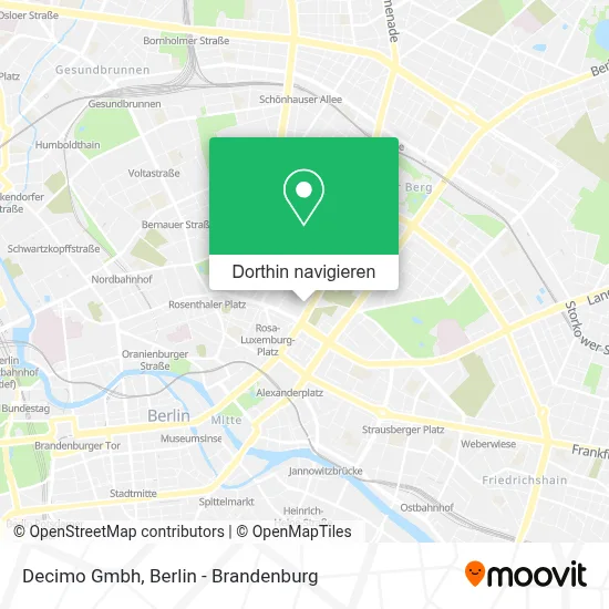 Decimo Gmbh Karte