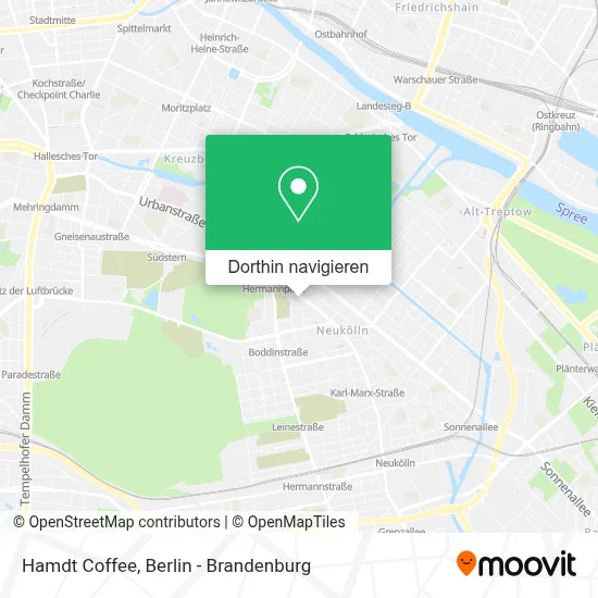 Hamdt Coffee Karte