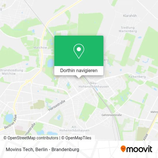 Movins Tech Karte