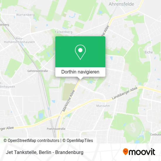 Jet Tankstelle Karte