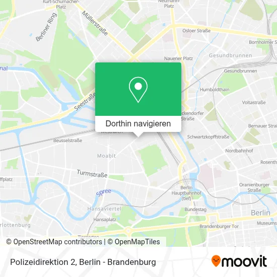Polizeidirektion 2 Karte
