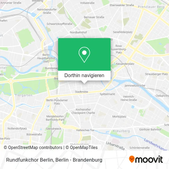 Rundfunkchor Berlin Karte