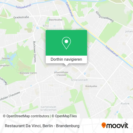 Restaurant Da Vinci Karte