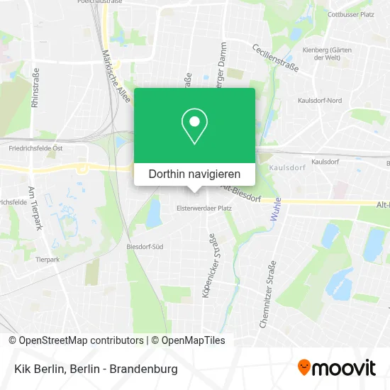 Kik Berlin Karte