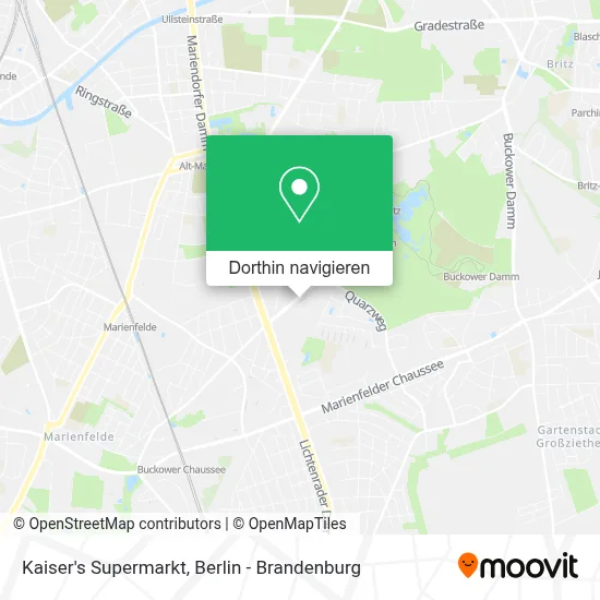 Kaiser's Supermarkt Karte