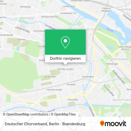 Deutscher Chorverband Karte