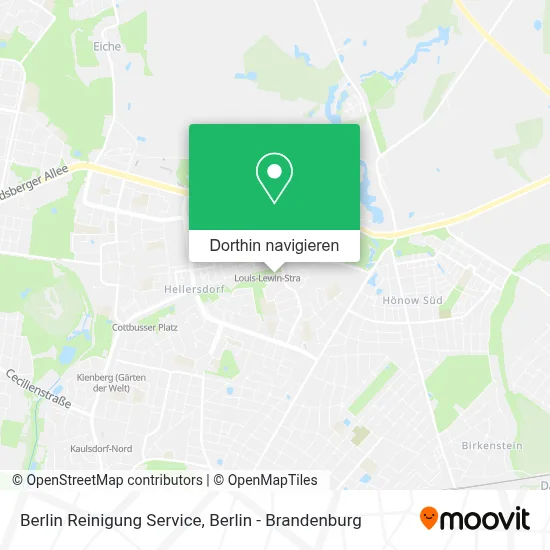 Berlin Reinigung Service Karte