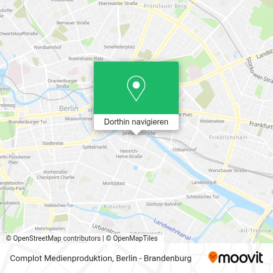 Complot Medienproduktion Karte