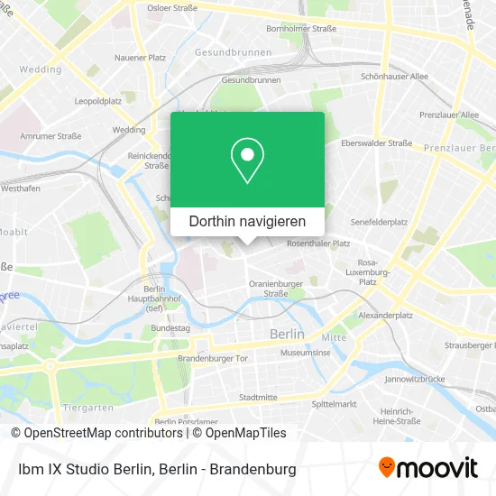 Ibm IX Studio Berlin Karte