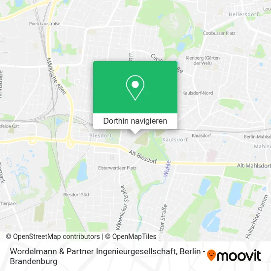 Wordelmann & Partner Ingenieurgesellschaft Karte