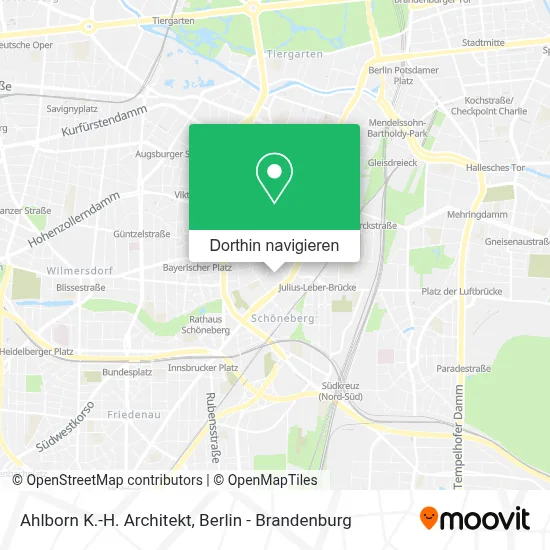 Ahlborn K.-H. Architekt Karte