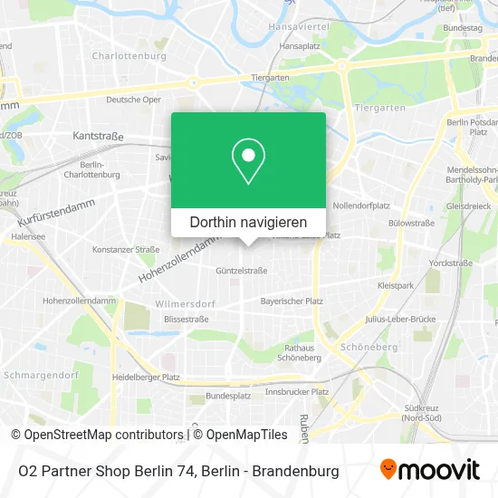 O2 Partner Shop Berlin 74 Karte