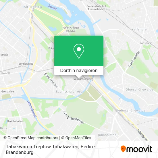 Tabakwaren Treptow Tabakwaren Karte