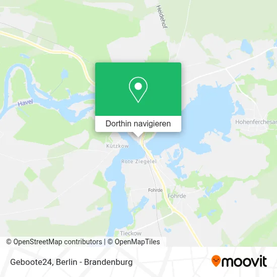 Geboote24 Karte