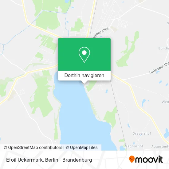 Efoil Uckermark Karte